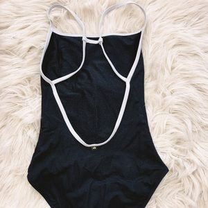 black dance leotard